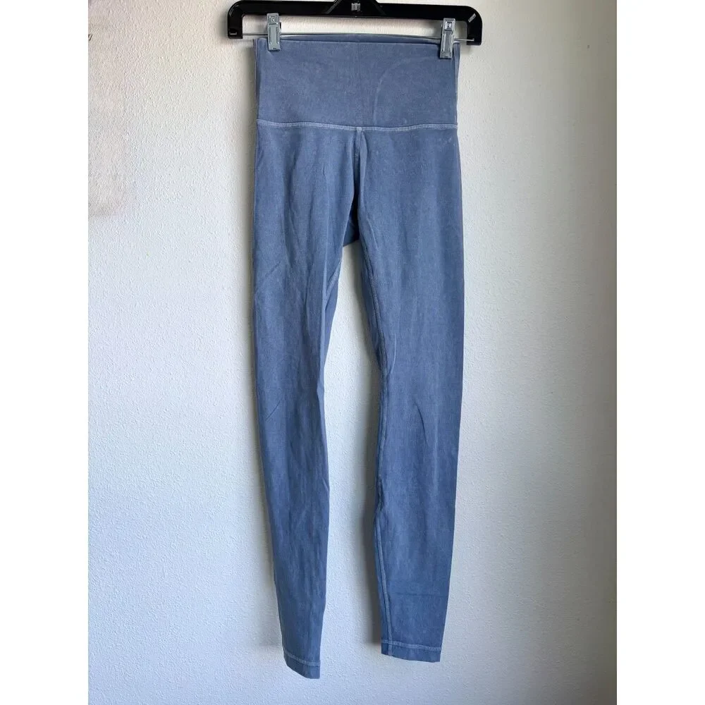 LULULEMON Wunder Under Washed Moon Blue High-Rise 28